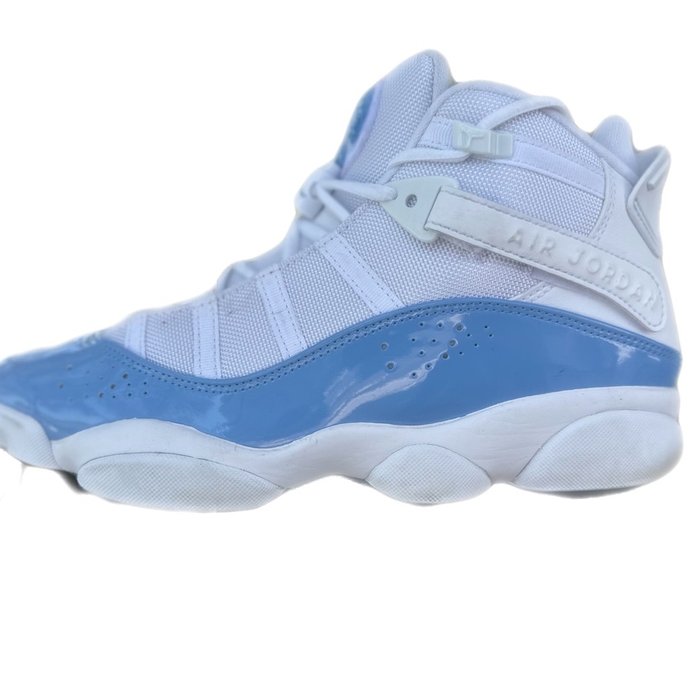 Jordan Men's Jordan 6 Rings 'UNC' Blue-Ice Basketball Shoes